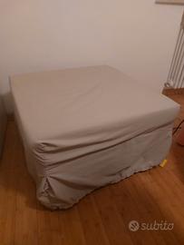 n.2 puff ikea letto singolo