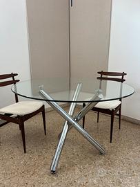 Tavolo Rotondo in Vetro - diametro 110 cm