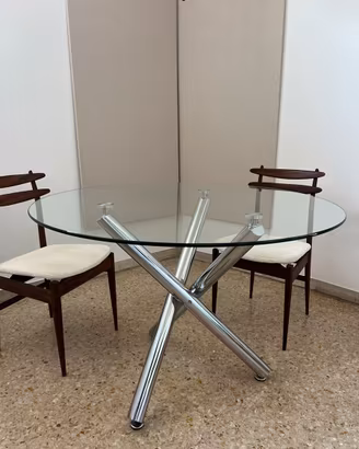 Tavolo Rotondo in Vetro - diametro 110 cm