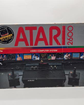 🎮 Atari 2600 Console Vintage Completa Con Scatola