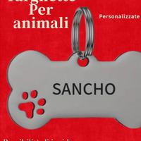 targhette per cani , gatti e animali