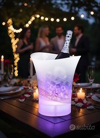 Secchiello ghiaccio LED con speaker