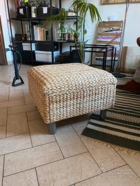 Pouf rattan IKEA