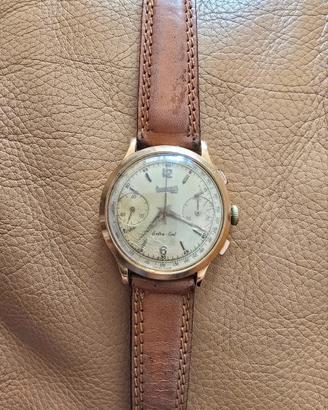 Eberhard extra fort cronografo in oro giallo 39 mm