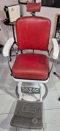 poltrona barbiere vintage anni 40/50