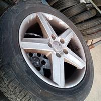 4 CERCHI e Gomme 16 pollici vw audi seat leon