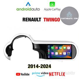 NAVIGATORE RENAULT TWINGO 9” CARPLAY ANDROID AUTO