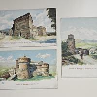 3 CARTOLINE ANNI '20 N/V CASTELLI DI ROMAGNA
