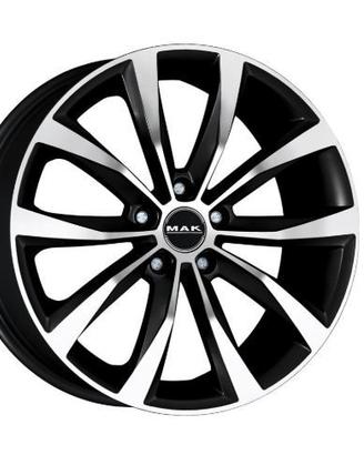 Cerchi auto MAK 17 in lega diamantati Black Mirror