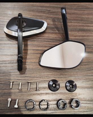Specchietti bar end per moto Triumph in alluminio 