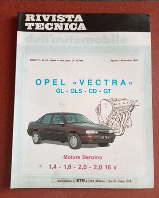 Rivista Tecnica dell' Automobile Opel Vectra