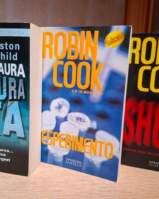 1 libro di d. preston e 2 di  R. cook