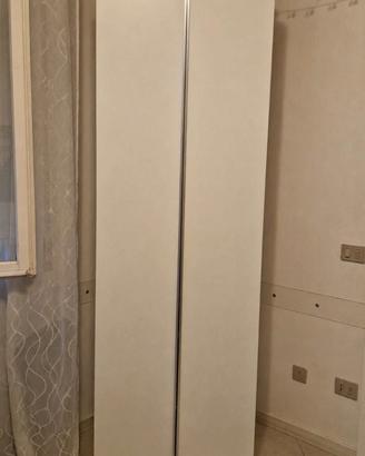 Armadio stretto 2 ante 75x235 bianco