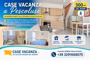 Last Minute Pescoluse - Casa Vacanza 300 mt MARE
