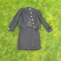 Tailleur nero Versus Gianni Versace Tg 46 Vintage