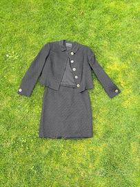Tailleur nero Versus Gianni Versace Tg 46 Vintage