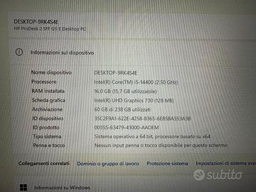 Materiale informatico - pc, ssd, nvme e ram