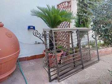 Cancello in ferro battuto doppia anta