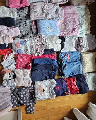 lotto abbigliamento bambina 12/18 mesi
