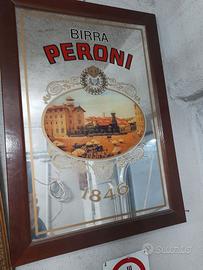 Locandina a specchio vintage, Birra Peroni