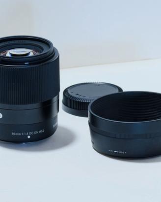 obiettivo sigma 30mm f1,4  (C)  x fujifilm
