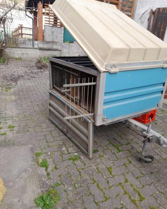 Rimorchio trasporto cani