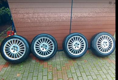 Ruote con cerchioni originali alfa romeo 159