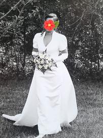 Abito sposa in seta tg44/46