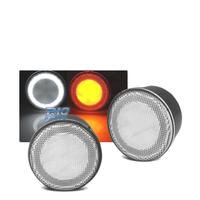 FRECCIE ANTERIORI JEEP WRANGLER JK 07-18 LED BIANC