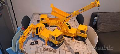 set giochi veicoli stradali camion ruspe