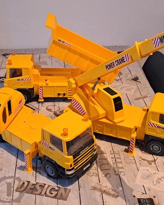 set giochi veicoli stradali camion ruspe