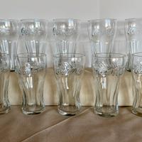 Set 10 Bicchieri Coca-Cola originali in vetro