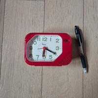 Sveglia vintage Verve by Veglia rossa DA RIPARARE