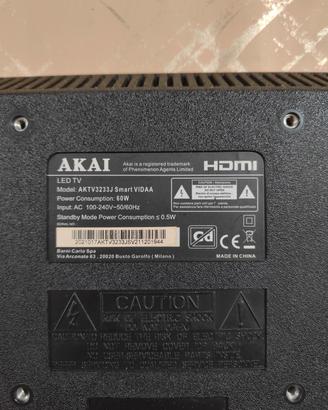 Scheda madre TV AKAI 32" AKTV3233J Smart VIDAA