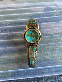 Orologio Richard Begay, argento sterling, turchese