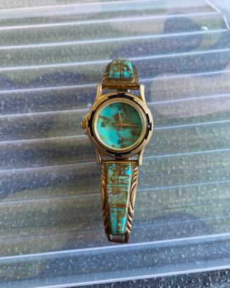 Orologio Richard Begay, argento sterling, turchese