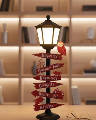 Lampada Segnaletica Harry Potter 3D