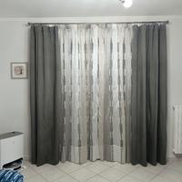 Tende salotto moderno (grigio scuro)