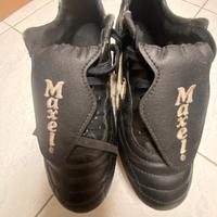 Scarpe calcio pelle tacchetti misti 41