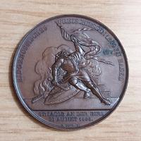 Rara medaglia 1844 Svizzera Basilea Tiri federali 