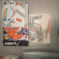 3 set grafiche pit bike kf1 replica ktm 85