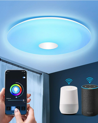 Plafoniera Lampada LED RGB WIfi Dimmerabile