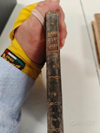 Vita e delitti di Robespierre 1801 libro antico