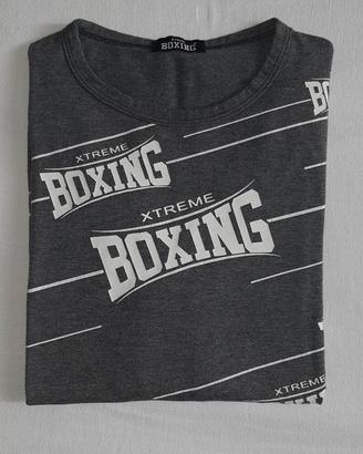 Xtreme Boxing T-shirt da uomo a maniche lunghe