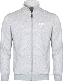 Felpa uomo Puma jacket con zip taglia L grigio 