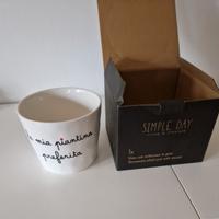 Vaso e sottovaso in gres, nuovi