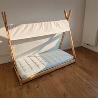 Letto Montessoriano completo a Capanna Indiana 80