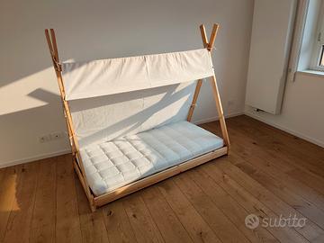 Letto Montessoriano completo a Capanna Indiana 80