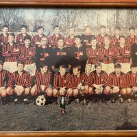 Poster AC Milan 1968-1969 - autografato