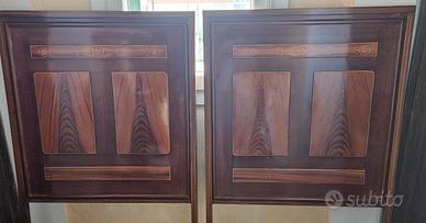 Vintage testate letto in ferro